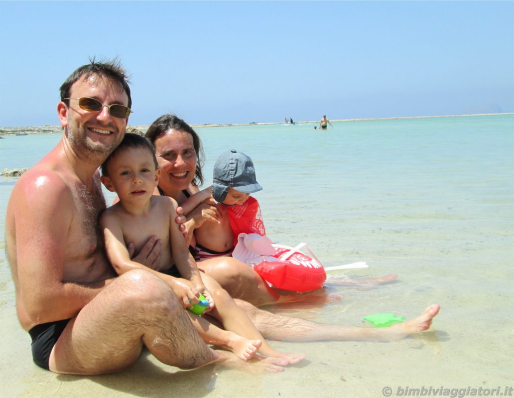 Spiaggia Balos in famiglia