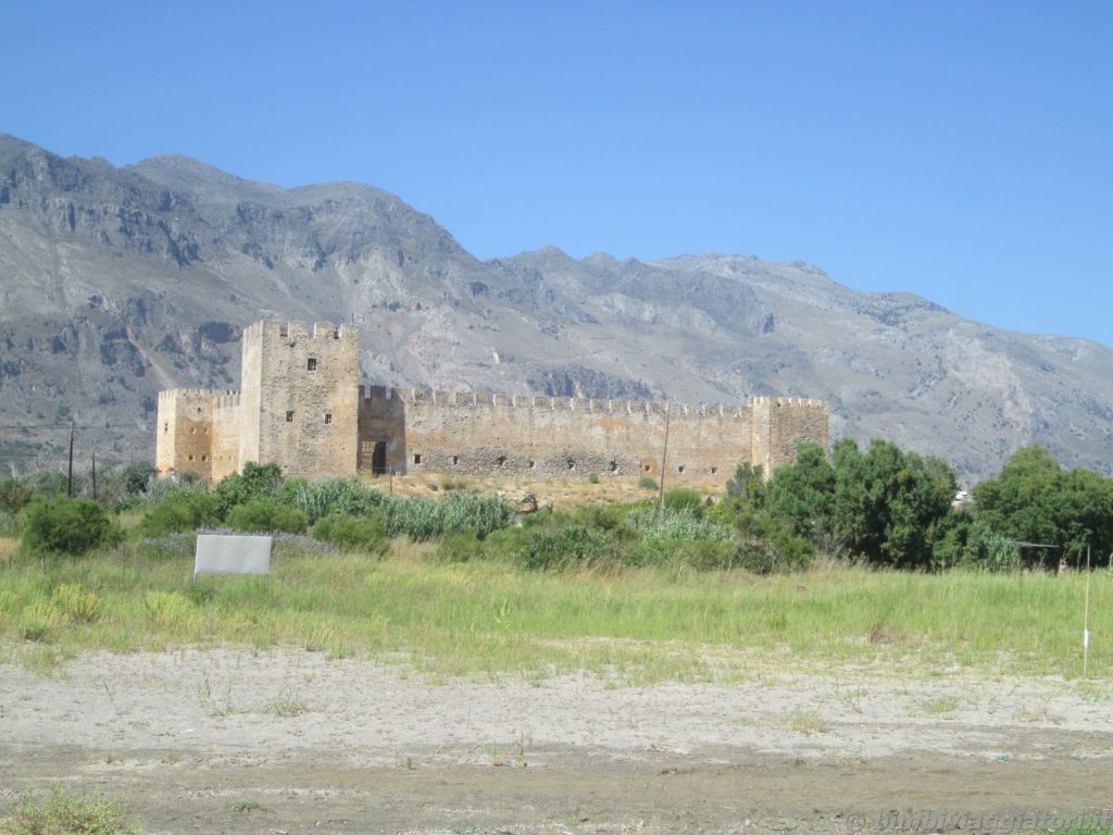 Castello Frangokastello nella parte Sud-Ovest di Creta