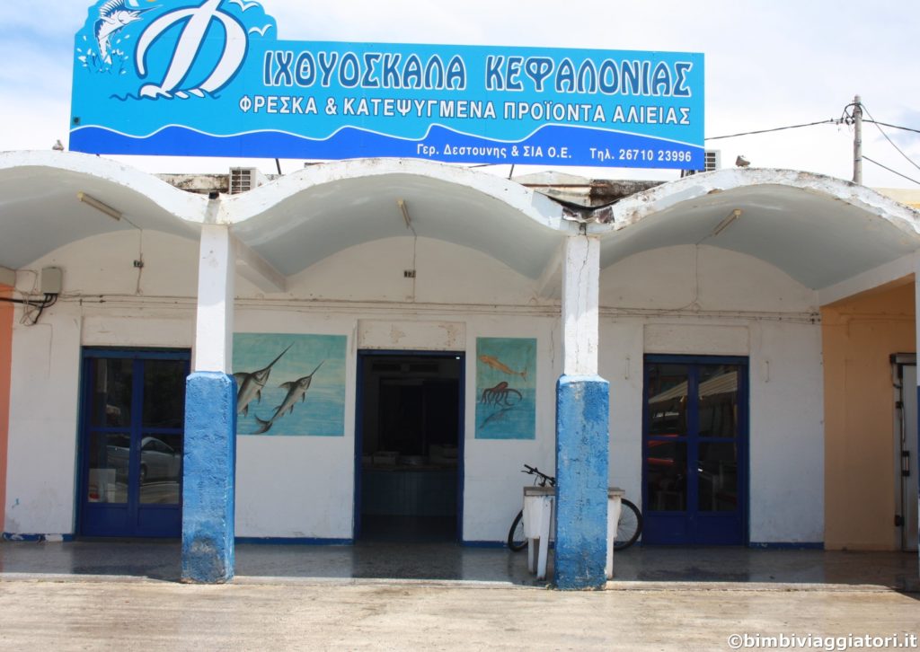 Mercato del pesce a Argostoli