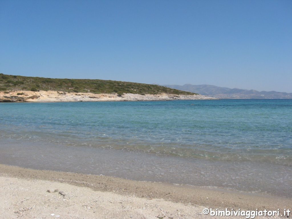 Paros con i bambini: spiaggia di Antiparos