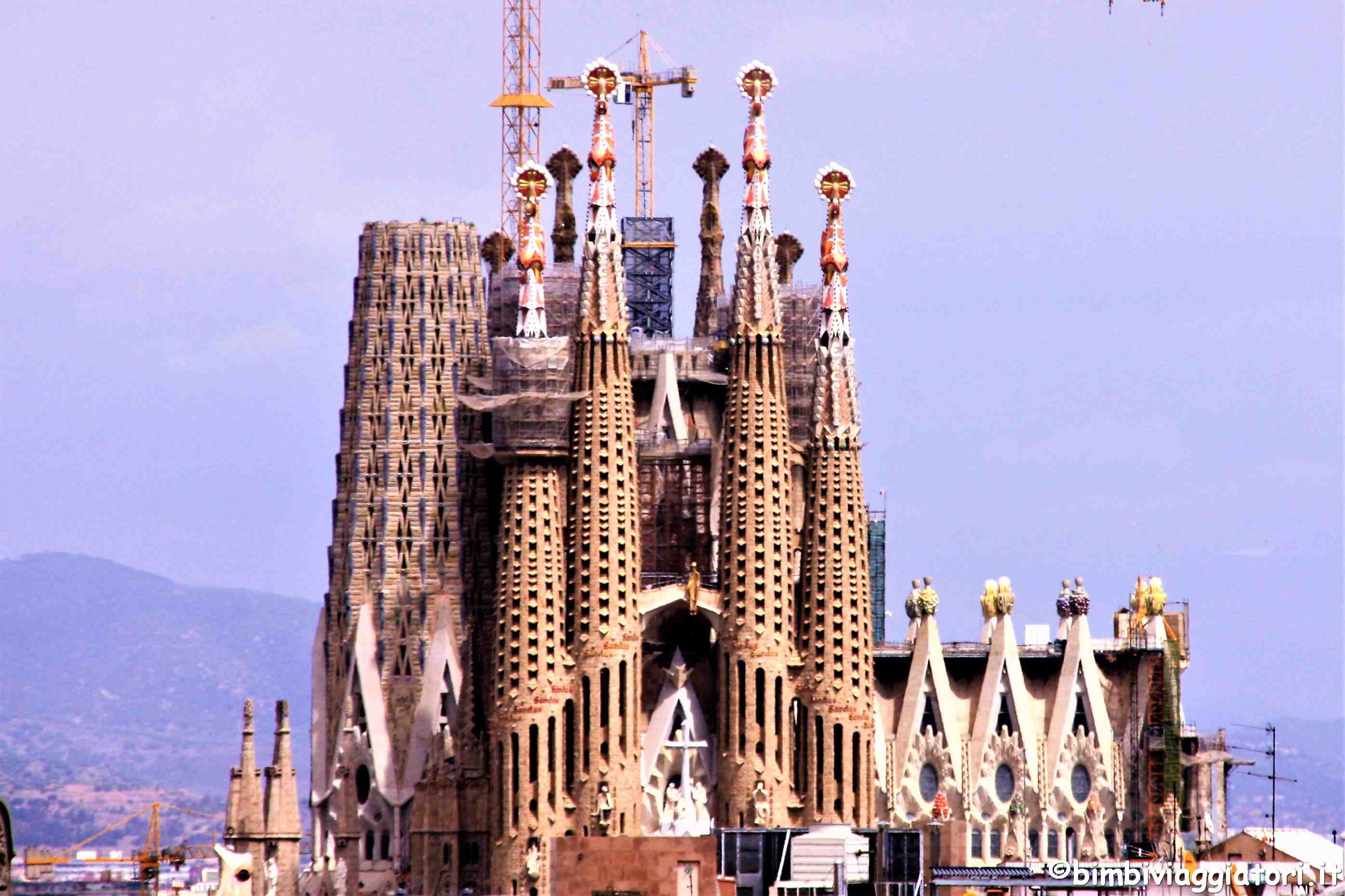 Organizzare un viaggio a Barcellona con i bambini Sagrada Familia