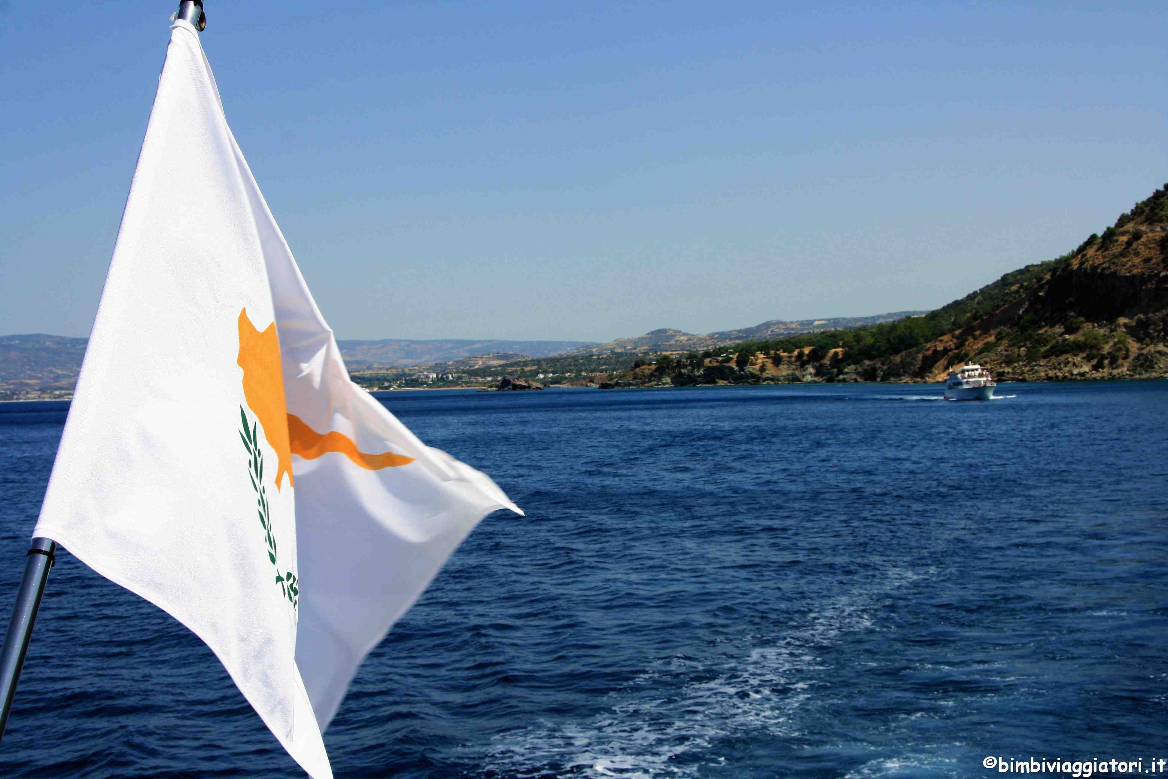 In barca nel mare di Cipro