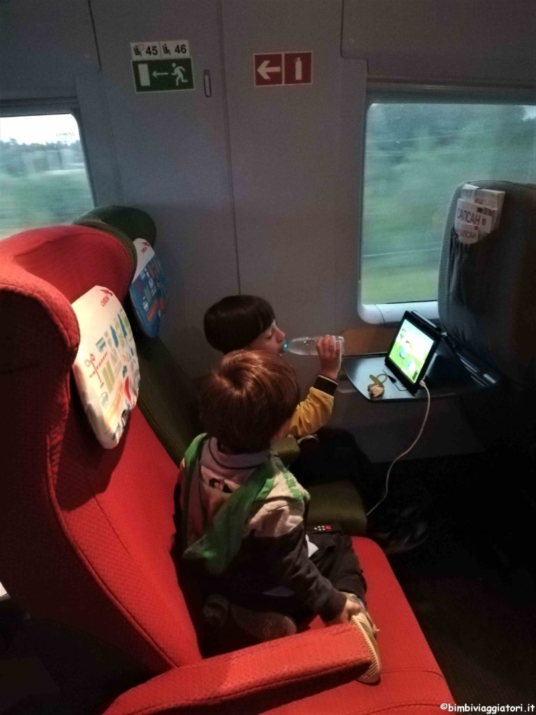 Viaggio in treno con i bambini