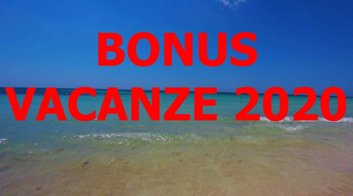 Bonus vacanze 2020