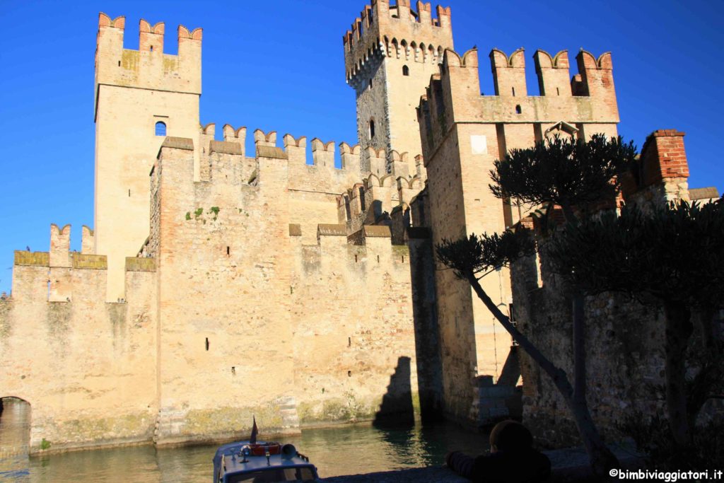 Castello di Sirmione con bambini