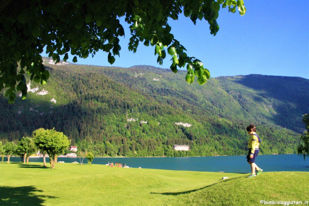 Lido di Molveno con i bambini