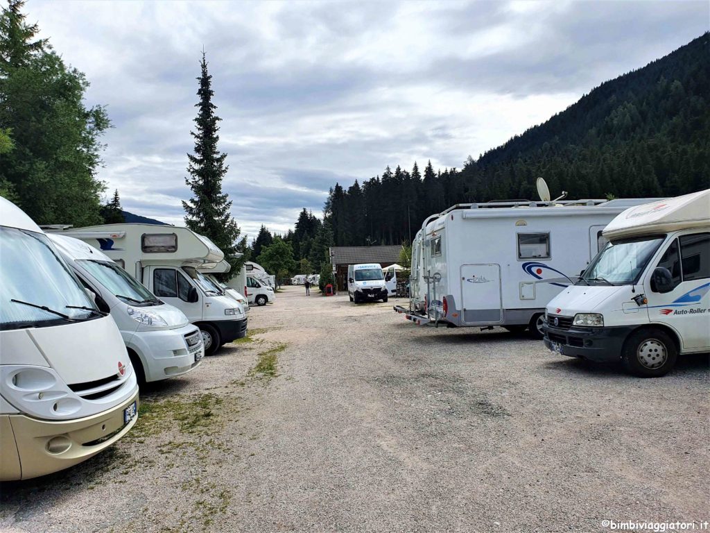 Area sosta camper a San Candido