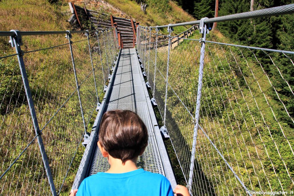 Ponte sospeso Val di Sole