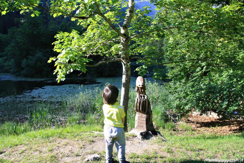 Scultura sul Lago di Cei