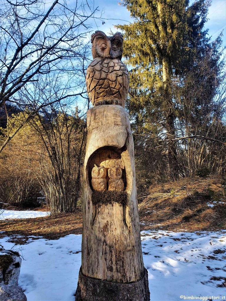 Sculture in legno in Trentino