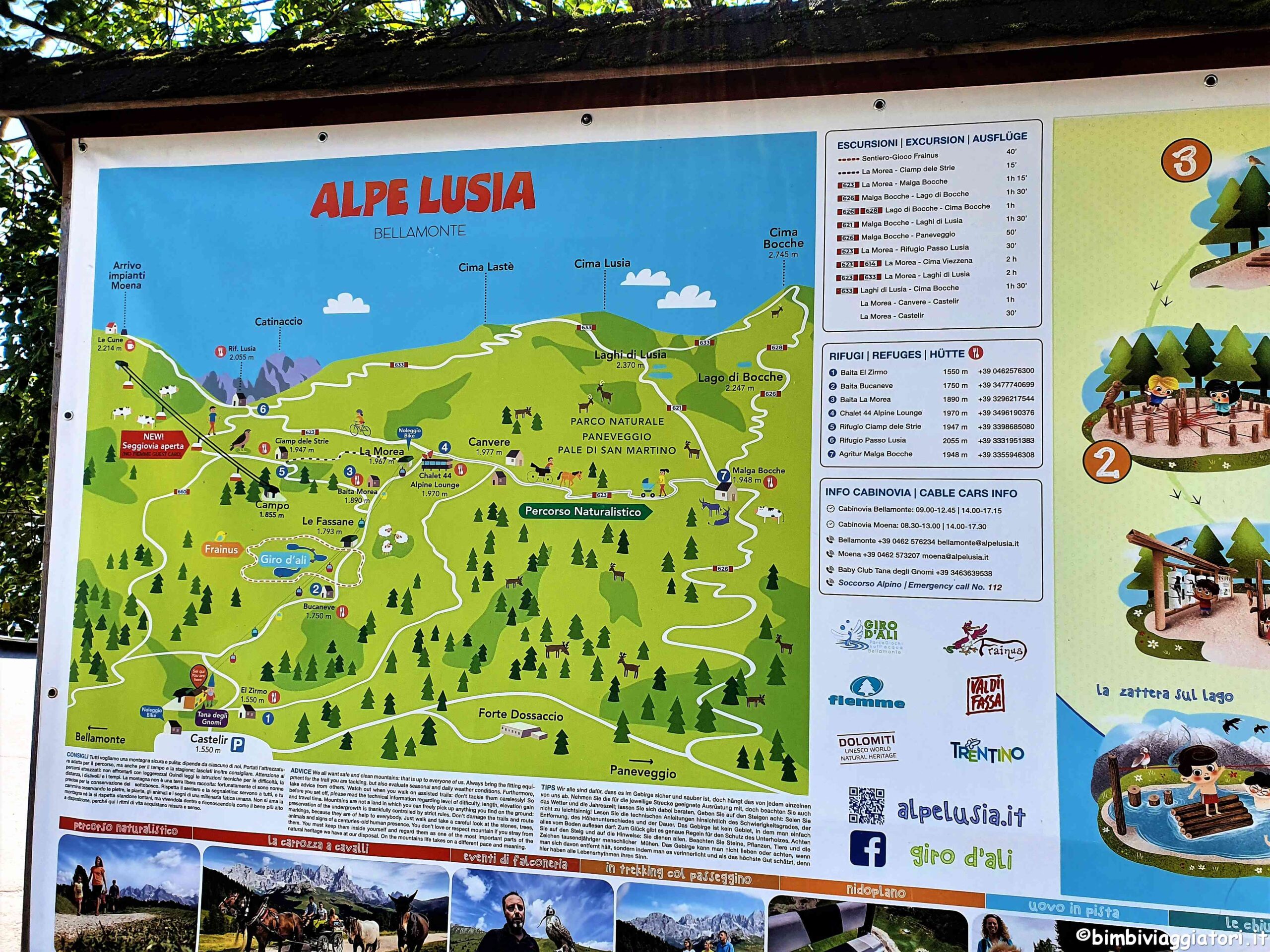 Mappa Alpe Luisia