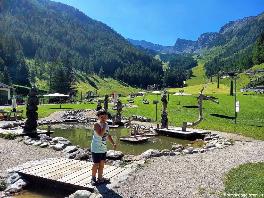 Parco acquatico Valle Aurina con bambini