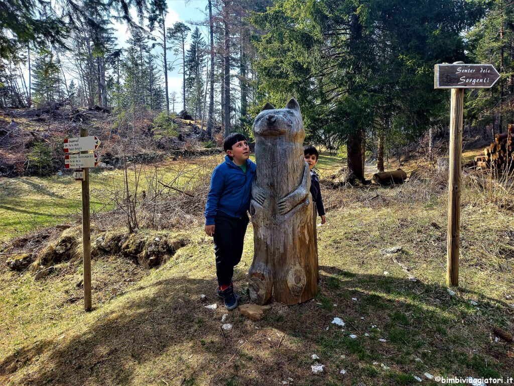 Sentiero delle Sorgenti in Alpe Cimbra