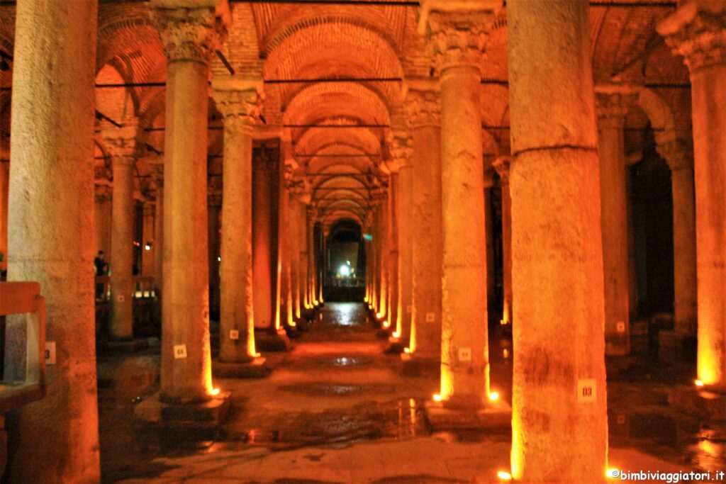 Vacanza a Istanbul per famiglie: Basilica cisterna